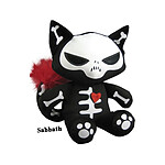 Emily the Strange - Peluche Sabbath 20 cm