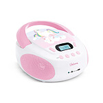 Mooov 477407 - Lecteur CD MP3 Unicorn enfant avec port USB