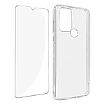 Avizar Coque pour TCL 30 SE et TCL 306 Silicone Souple et Film Verre Trempé 9H  transparent