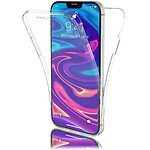 Evetane Coque iPhone 13 Pro 360° intégrale protection avant arrière silicone transparente Motif