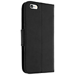 Avizar Housse Etui Folio pour Apple iPhone 6 - Clapet Portefeuille Noir