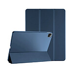 Evetane Étui Smart Cover iPad Pro 129 pouces (2018/2020/2021) Bleu à Rabat avec Support