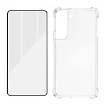 Avizar Pack Protection Samsung Galaxy S22 Coque + Verre Trempé Transparent