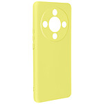 Avizar Coque pour Honor Magic 6 Lite 5G Semi-rigide Soft-touch Anti-traces Jaune