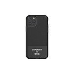 Superdry Coque pour Apple iPhone 11 Pro Collection Canvas en TPU Noir