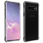 Avizar Pack Protection Samsung Galaxy S10 Plus Coque Souple + Verre Trempé Transparent