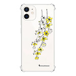 LaCoqueFrançaise Coque iPhone 12 mini Silicone antichocs Solides coins renforcés  transparente Motif Fleurs Cerisiers