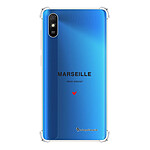 LaCoqueFrançaise Coque Xiaomi Redmi 9A Silicone antichocs Solides coins renforcés  transparente Motif Marseille mon amour