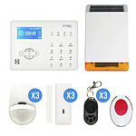 Iprotect Evolution - Kit Alarme maison RTC 15 avec sirène solaire