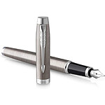 PARKER Stylo plume IM Essentiel, Acier C.T.