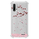 Evetane Coque Xiaomi Redmi 9T anti-choc souple angles renforcés transparente Motif Chute De Fleurs