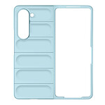 Avizar Coque pour Samsung Galaxy Z Fold 5 Silicone Gel Souple et Robuste  Bleu Clair