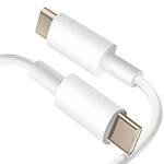 Avizar Câble USB C vers USB C Charge Rapide Transfert données 1m Blanc