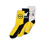 Pokémon - Pack 3 paires de chaussettes Pikachu 39-42