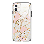 LaCoqueFrançaise Coque iPhone 12 Mini Coque Soft Touch Glossy Marbre Rose Design