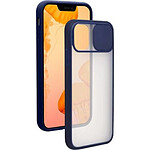 BigBen Connected Coque pour iPhone 12/12 Pro avec Cache Coulissant pour Caméra Transparent