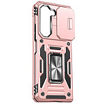 Avizar Coque pour Samsung Galaxy Z Fold 5 Antichoc Cache Caméra Bague Support  Rose Gold