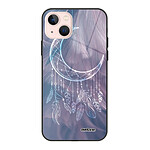 Evetane Coque iPhone 13 Mini Coque Soft Touch Glossy Lune Attrape Rêve Design