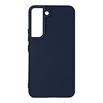 Avizar Coque pour Samsung Galaxy S22 Silicone Semi-rigide Finition Soft-touch Fine Bleu