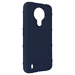 Avizar Coque Nokia 1.4 Carreaux Relief Souple Renforcé Anti-trace bleu