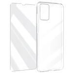 Myway Coque pour Motorola Moto E22 et E22i Souple Verre Trempé Dureté 9H Transparent