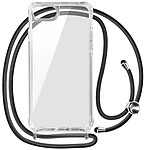 Avizar Coque Lanière pour iPhone SE 2022, 2020, 8 et 7 Rigide Bumper  Transparent