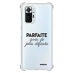 Evetane Coque Xiaomi Redmi Note 10 Pro anti-choc souple angles renforcés transparente Motif Parfaite Avec De Jolis Défauts