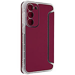 Avizar Etui pour Samsung Galaxy S23 Plus Clapet Magnétique avec Porte Carte  bordeaux