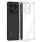 Avizar Coque pour Xiaomi 14T Antichoc Flexible Coins renforcés Transparent