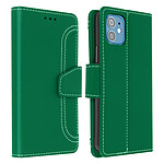 Avizar Housse Apple iPhone 12 Mini Étui Folio Portefeuille Fonction Support vert