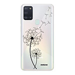 Evetane Coque Samsung Galaxy A21S 360 intégrale transparente Motif Pissenlit Tendance