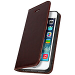 Avizar Étui pour iPhone 5 / 5S / SE en cuir veritable et finition surpiqué