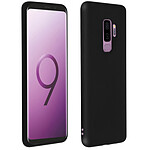 Avizar Coque pour Samsung Galaxy S9+ Protection Silicone gel souple Anti-rayure mate Noir