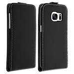 Avizar Housse Samsung Galaxy S7 Étui Clapet Vertical Porte-carte Antichocs - Noir