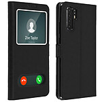 Avizar Housse pour Huawei P30 Pro Étui Double Fenêtre Fonction Support Coque Silicone