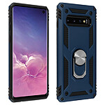 Avizar Coque pour Samsung Galaxy S10 Bi matière Rigide et Souple Bague Support Vidéo