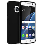 Avizar Coque pour Samsung Galaxy S7 Protection Avant Silicone + Arrière Polycarbonate Noir