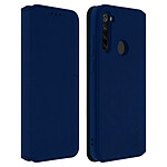 Avizar Housse Xiaomi Redmi Note 8T Étui Folio Portefeuille Fonction Support Bleu