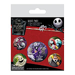 L'étrange Noel de Mr. Jack - Pack 5 badges Characters