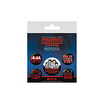 Stranger Things - Pack 5 badges Characters