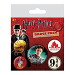 Harry Potter - Pack 5 badges Gryffindor