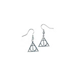 Harry Potter - Boucles d'oreille plaquées argent Deathly Hallows