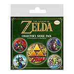 The Legend of Zelda - Pack 5 badges Classics