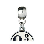 Harry Potter - Breloque plaqué argent Platform 9 3/4