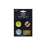 Overwatch - Pack 4 badges Roadhog