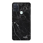 Evetane Coque Samsung Galaxy A21S 360 intégrale transparente Motif Marbre noir Tendance .