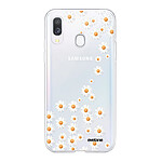 Evetane Coque Samsung Galaxy A40 360 intégrale transparente Motif Marguerite Tendance .
