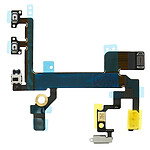Avizar Nappe Power Bouton On/Off + Volume + Haut parleur + Flash pour iPhone 5S