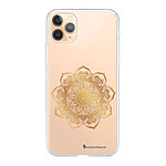 LaCoqueFrançaise Coque iPhone 11 Pro Max 360 intégrale transparente Motif Mandala Or Tendance .