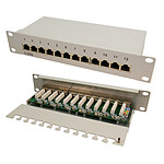 Logilink Panneaux De Brassage 10" Cat. 6, Classe E, Blindé NP0041